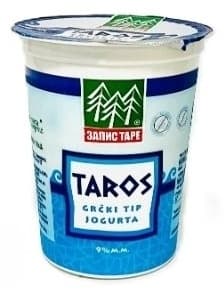 JOGURT TAROS 9%MM 380G ZAPIS TARE-slika