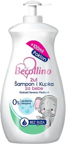 Samp.i kupka za bebe 2u1 Becollino 500ml-slika