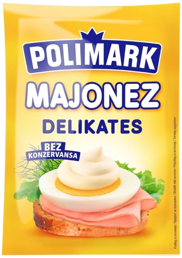 Majonez POLIMARK delikates kesa 180ml-slika