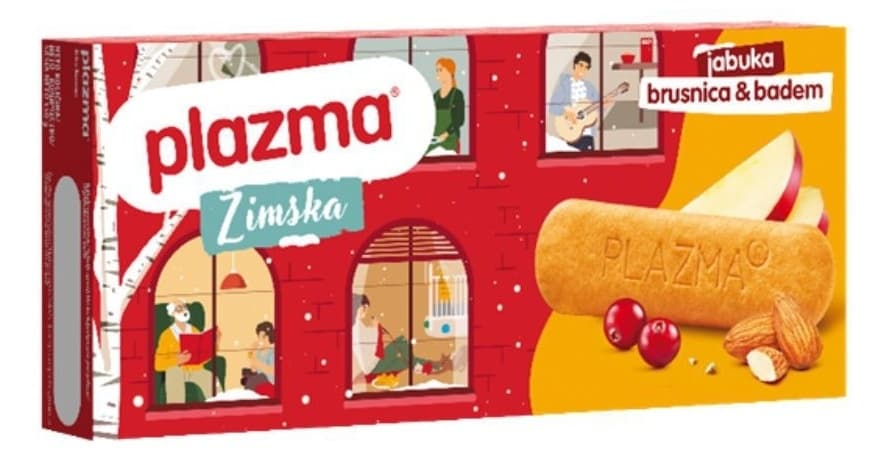 KEKS PLAZMA ZIMSKA JABUKA BRUS 150G-slika