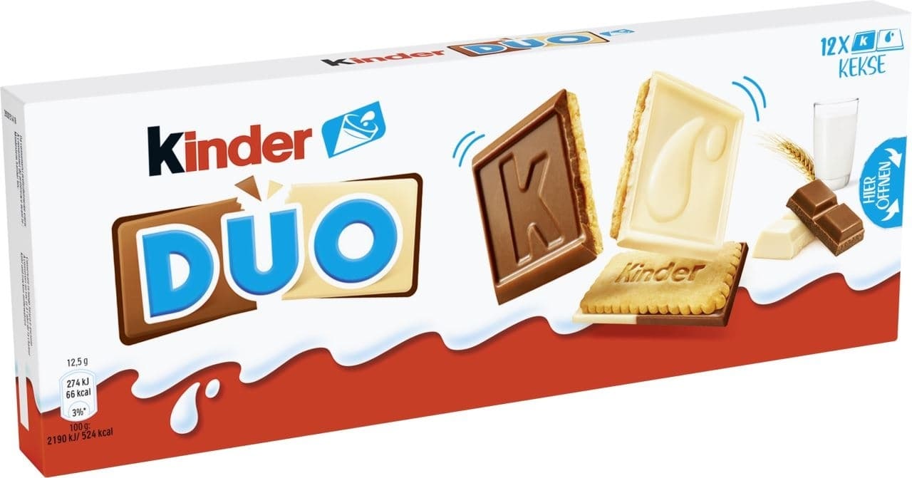 BISKVIT KINDER DUO 150G FERRERO-slika