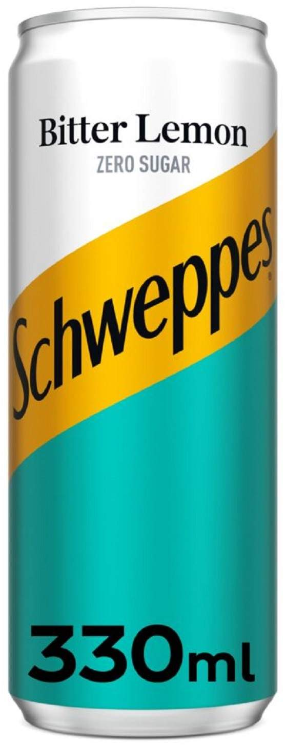 Schweppes Bitter Lemon Zero 0,33l CAN-slika