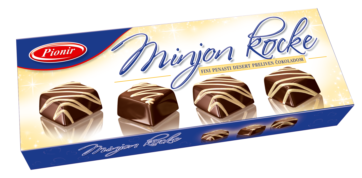 PRALINE MINJON KOCKE 260G PIONIR-slika