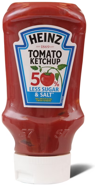 Kečap HEINZ 50% manje šećera i soli 435g-slika