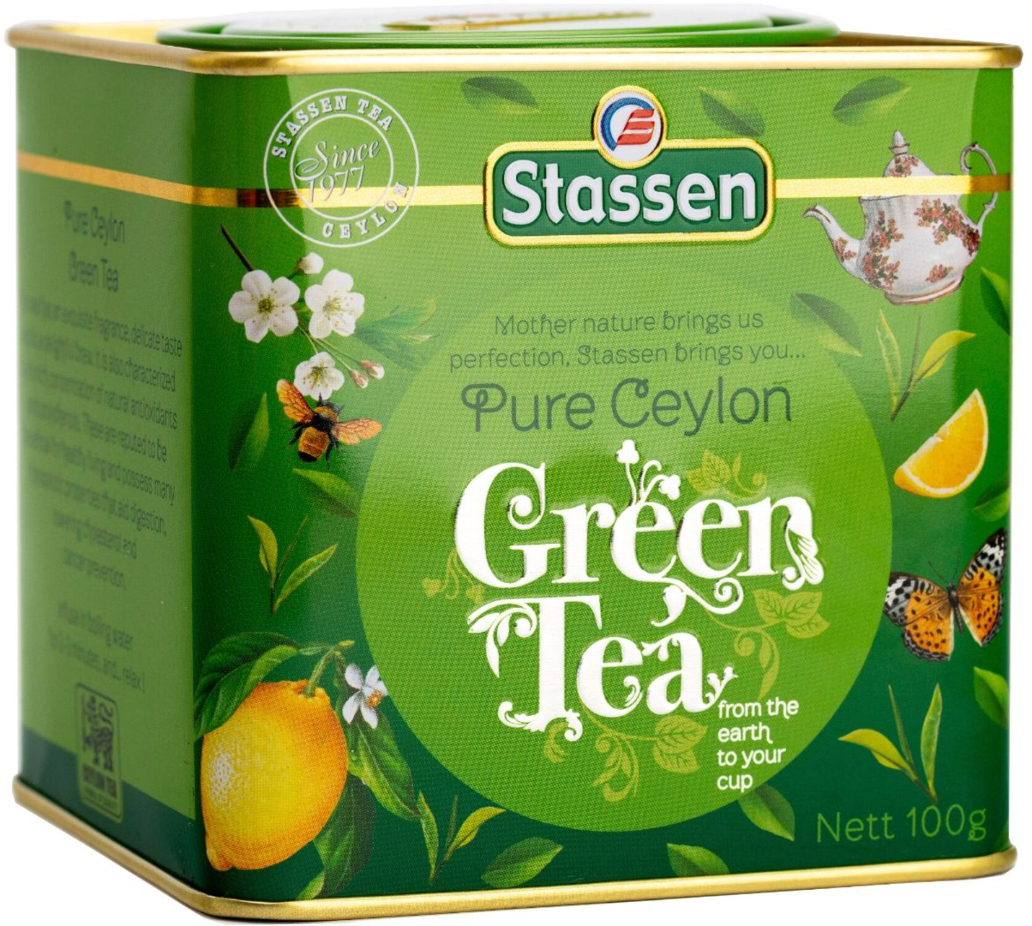 Caj cejlonski zeleni Stassen 100g-slika