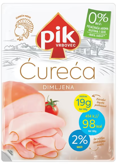 Cureca dimljena prsa PIK 100g-slika