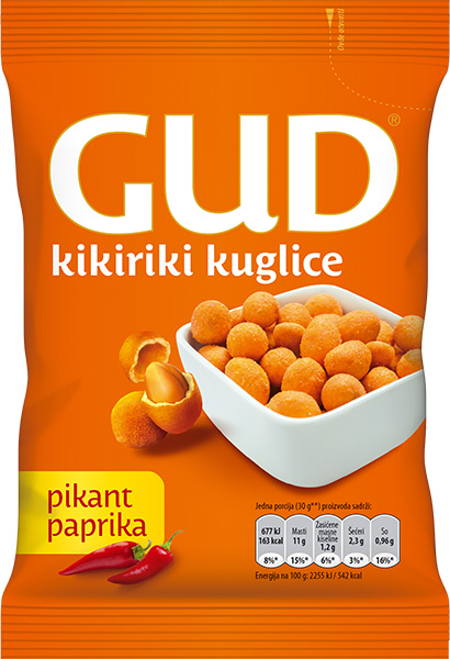 Kikiriki kuglice oblozene paprikom 95g-slika