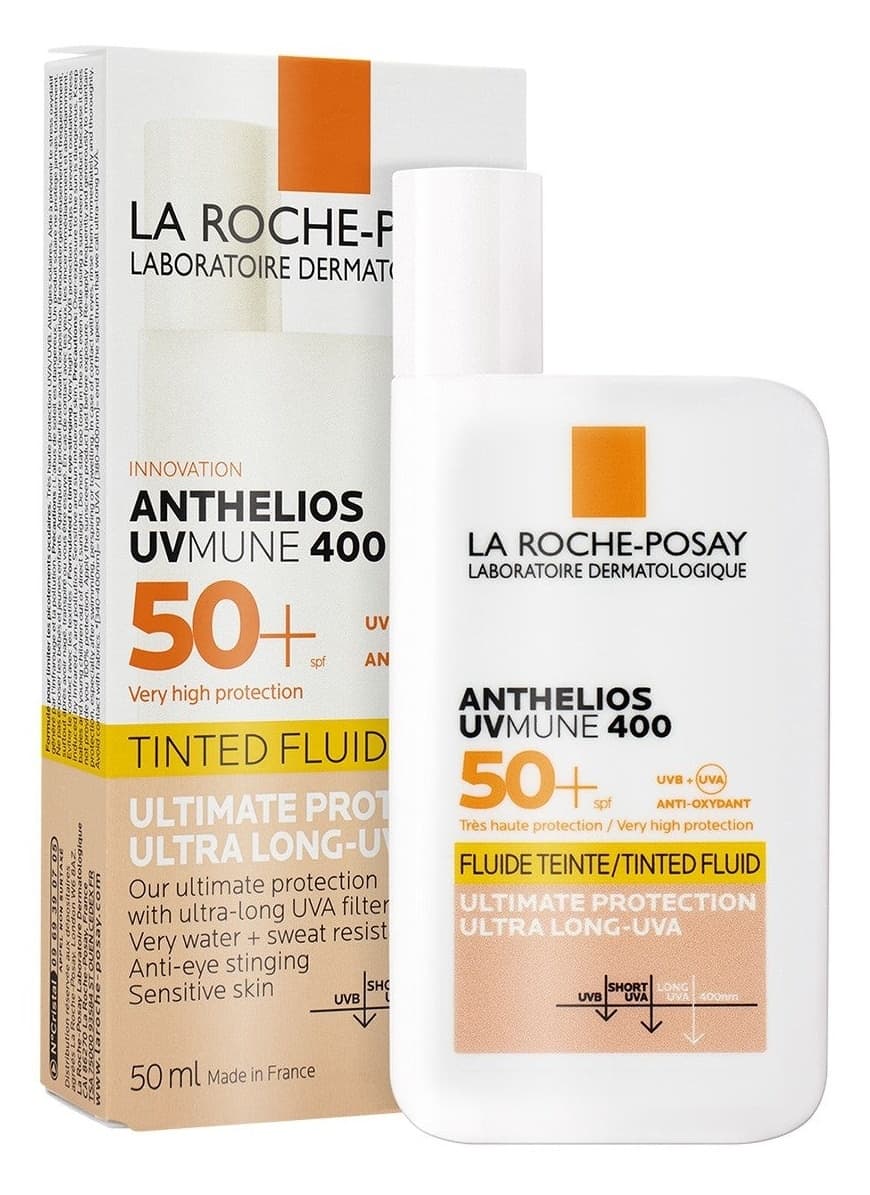 LA ROCHE-POSAY Anthelios uvmune tonirani fluid SPF50+ 50ml-slika