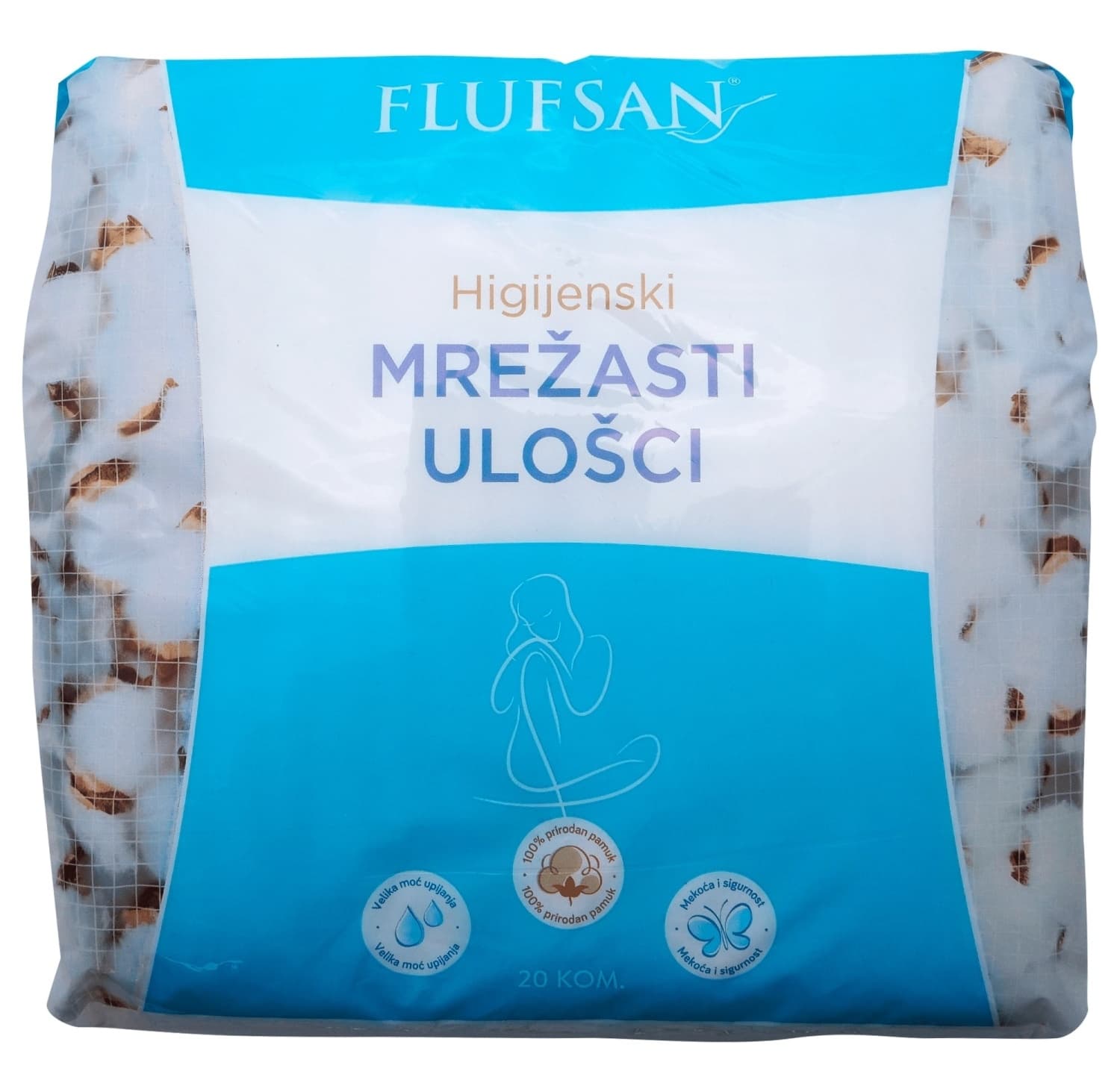 FLUFSAN HIGIJENSKI MREŽASTI ULOŠCI 20/1-slika