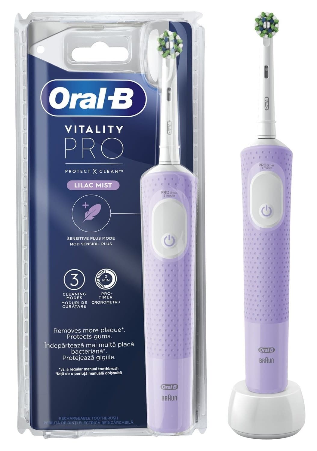ORAL B Vitality pro lilac električna četkica za zube-slika