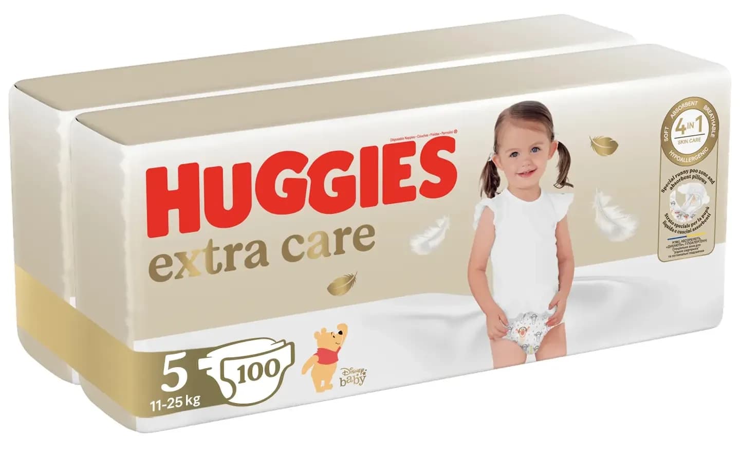 HUGGIES pelene extra care JR 5 2x50kom-slika