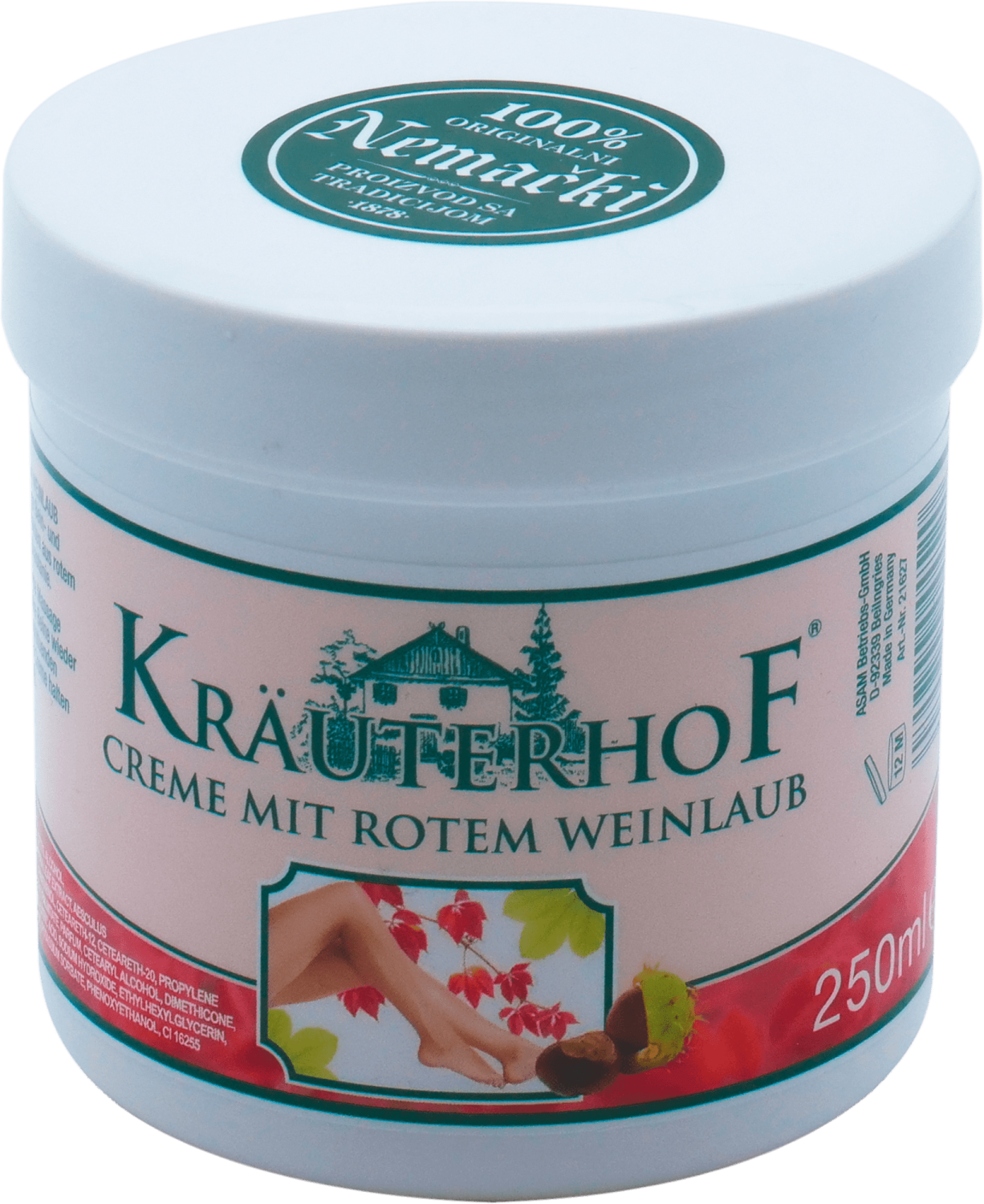 KREMA ZA VENE 250ML KRAUTERHOF-slika
