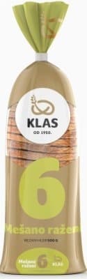 KLAS MEŠANO RAŽENI REZANI HLEB 500G-slika