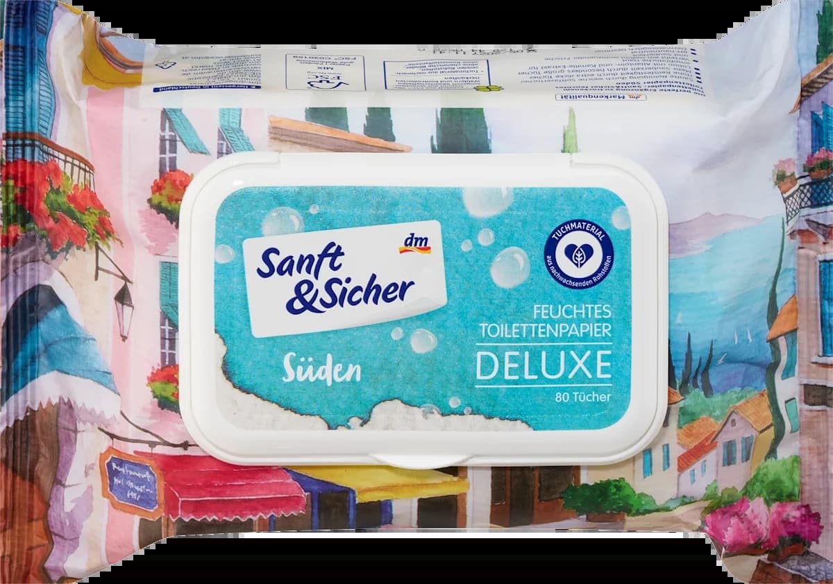 Vlažni toalet papir SANFT&SICHER Deluxe 80kom-slika