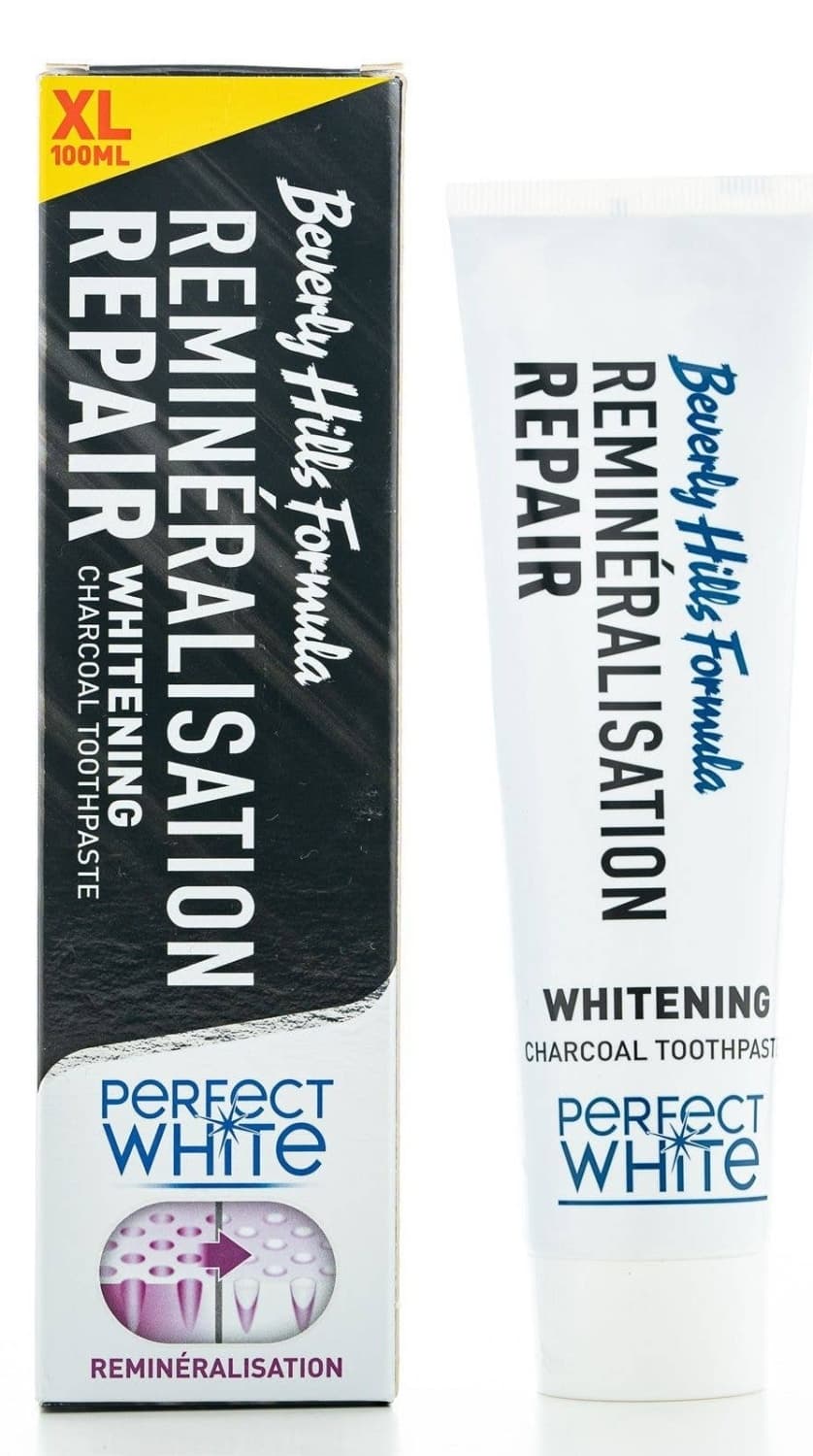 Pasta za zube BEVERLY HILLS FORMULA Perfect white black 100ml-slika