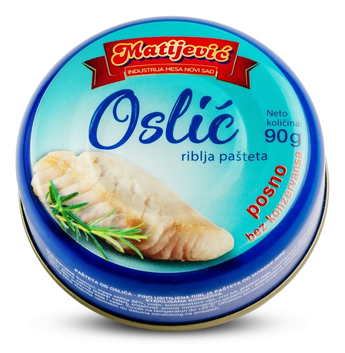 MATIJEVIĆ riblja pašteta od oslića 90g-slika