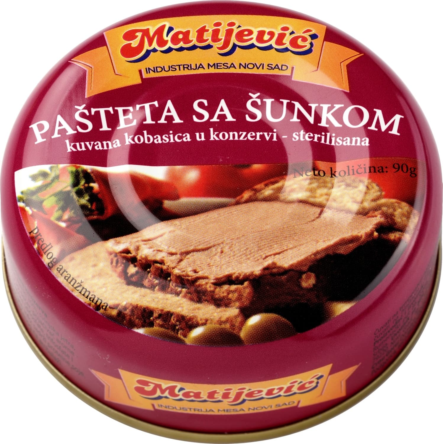 MATIJEVIĆ pašteta sa šunkom 90g-slika