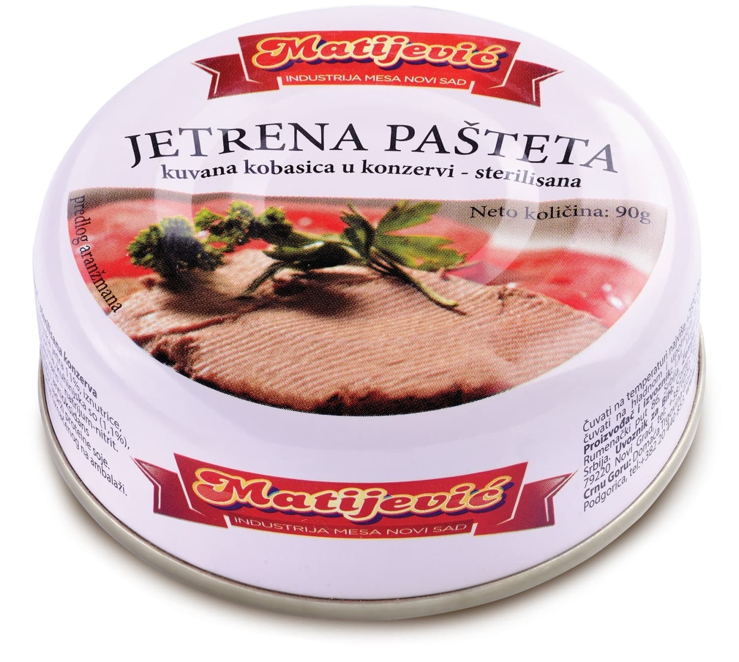 MATIJEVIĆ jetrena pašteta 90g-slika