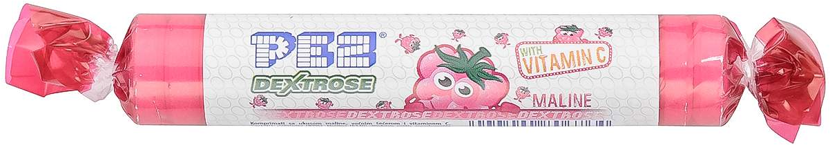 Pez dextrose rolls-malina 39g-slika