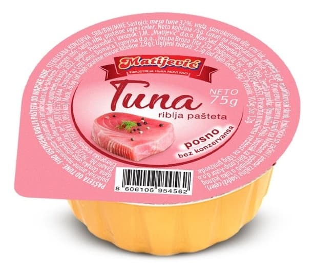 MATIJEVIĆ pašteta od tune 75g-slika