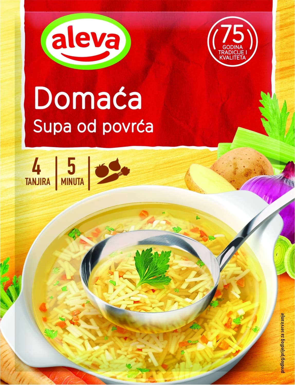 Supa ALEVA bistra od povrća 45g-slika