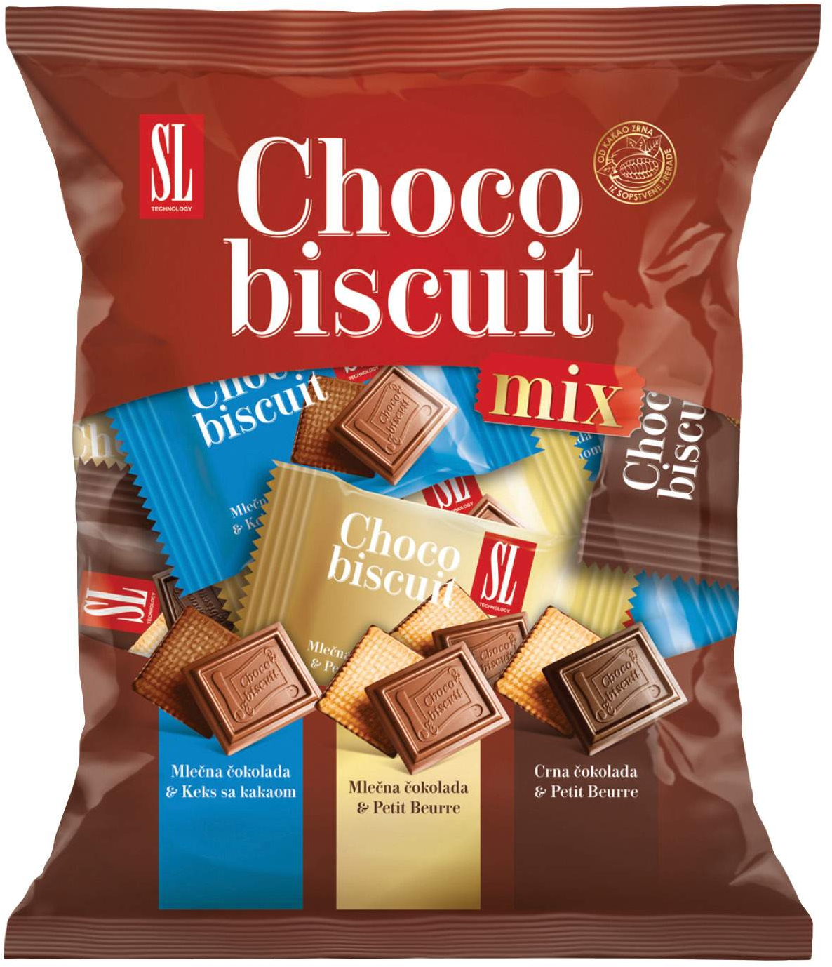 Keks Choco biscuit Mix Swisslion 300g-slika