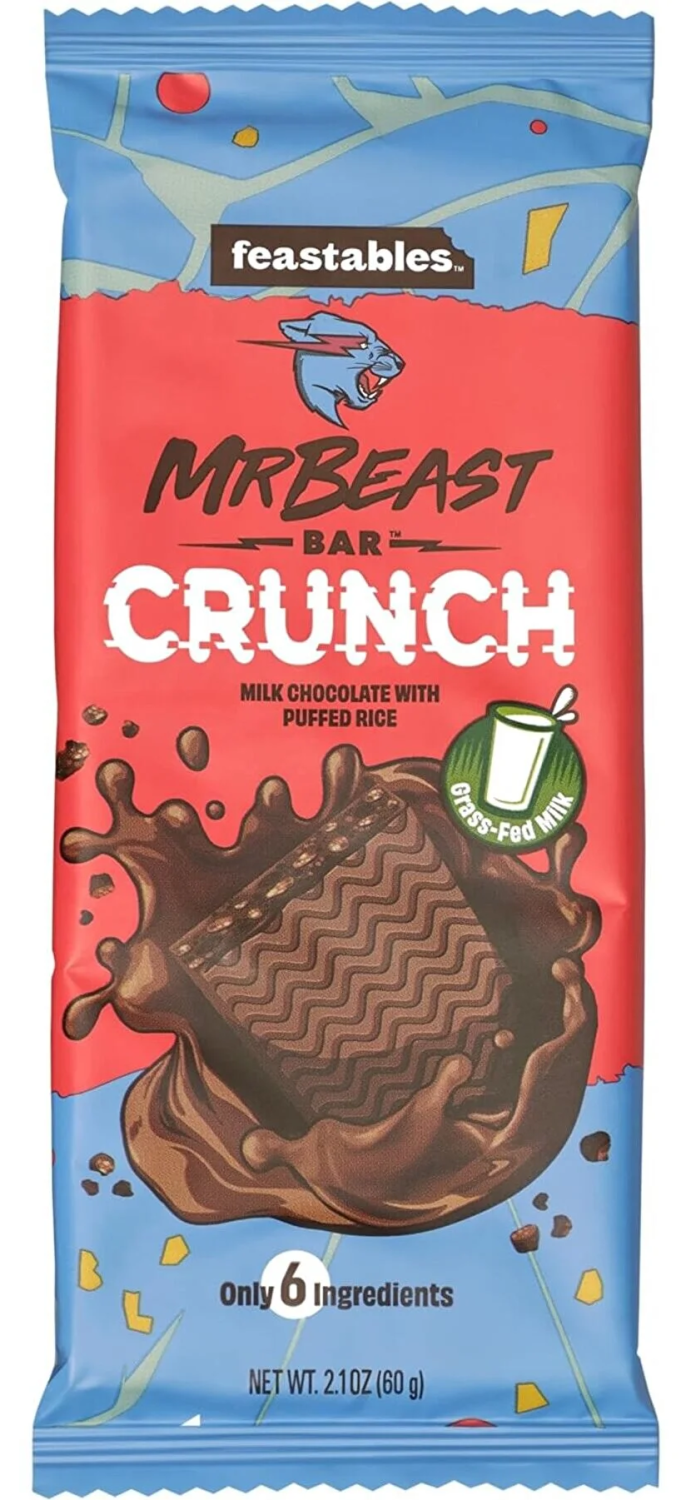 MR BEAST Crunch čokoladni bar 60g-slika