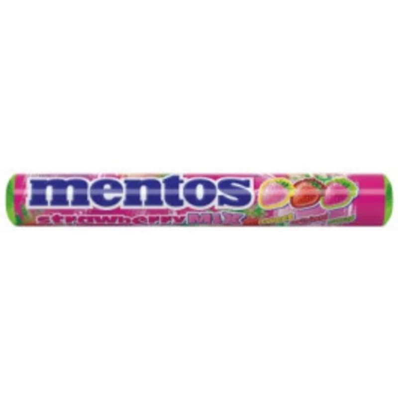 Bombone MENTOS Strawberry karamela 38g-slika