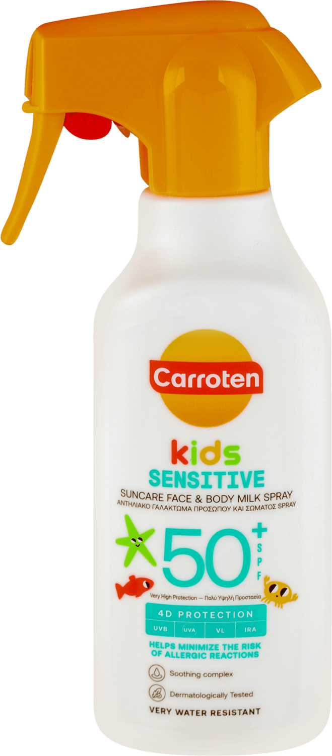 mleko za sunc.deciij carroten spf50 270ml sarantis-slika