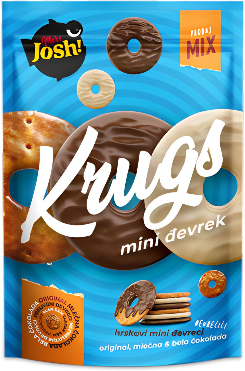 PECIVO MINI ĐEVREK MIX KRU 75G JOSH-slika