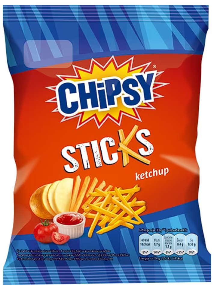Cips kecap stapici Chipsy 60g-slika