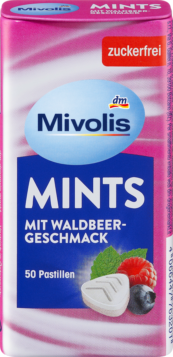 Bombone MIVOLIS Mints šumsko voće sa zaslađivačima 35g-slika