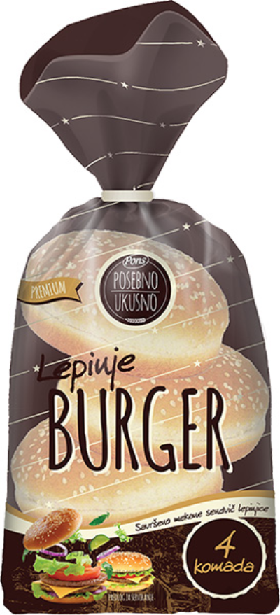 Burger zemicke Pons 4x50g-slika