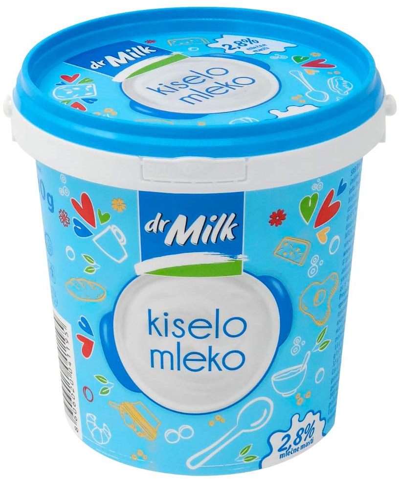 Kiselo mleko 2.8% mm Dr Milk 700g-slika