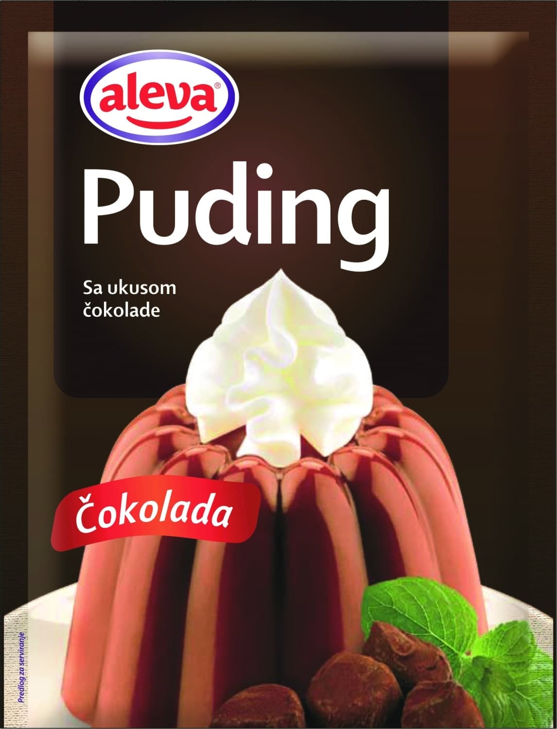 PUDING ČOKOLADA 50G ALEVA-slika