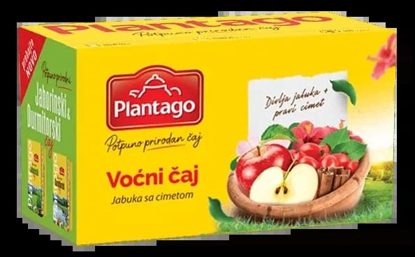 ČAJ VOĆ JABUKA I CIMET 60G PLANTAGO-slika