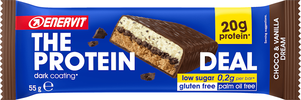 ENERVIT proteinski bar vanila i čokolada 55g-slika