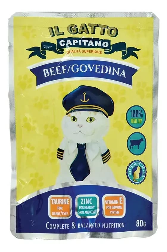 Capitano govedina 80gr hrana za pse-slika