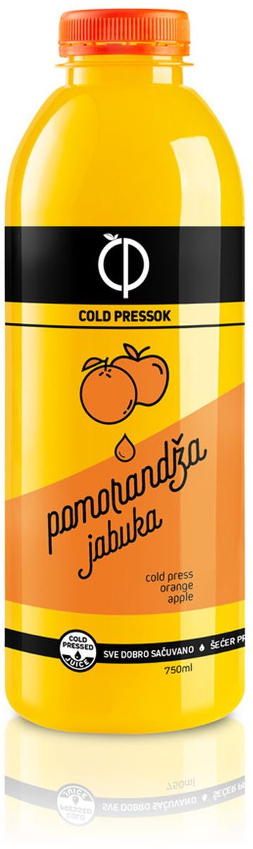 SOK POMORANDŽA JABUKA COLD PRESSOK 750ML-slika