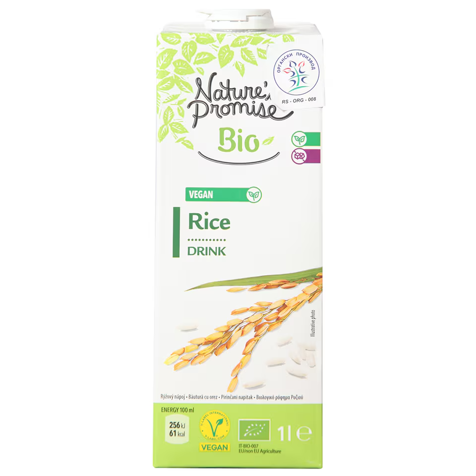 NATURE'S PROMISE Bio napitak od pirinča 1l-slika