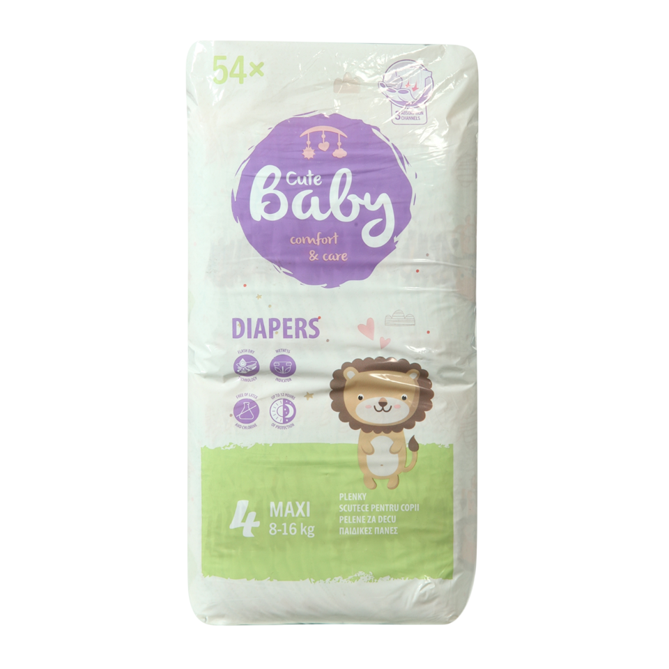 Pelene Maxi 4.8-16kg Cute Baby 54/1-slika