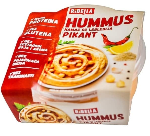 Hummus RIBELLA pikant 80g-slika