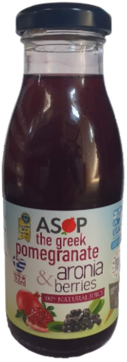 SOK OD NARA I ARONIJE PRIRODNI 250ML ASOP-slika