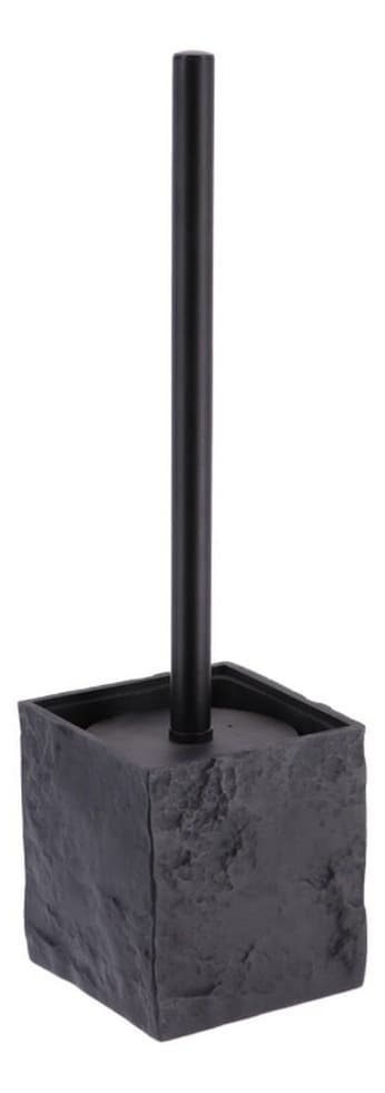WC četka sa držačem 37x10x10cm crna Tendance-slika