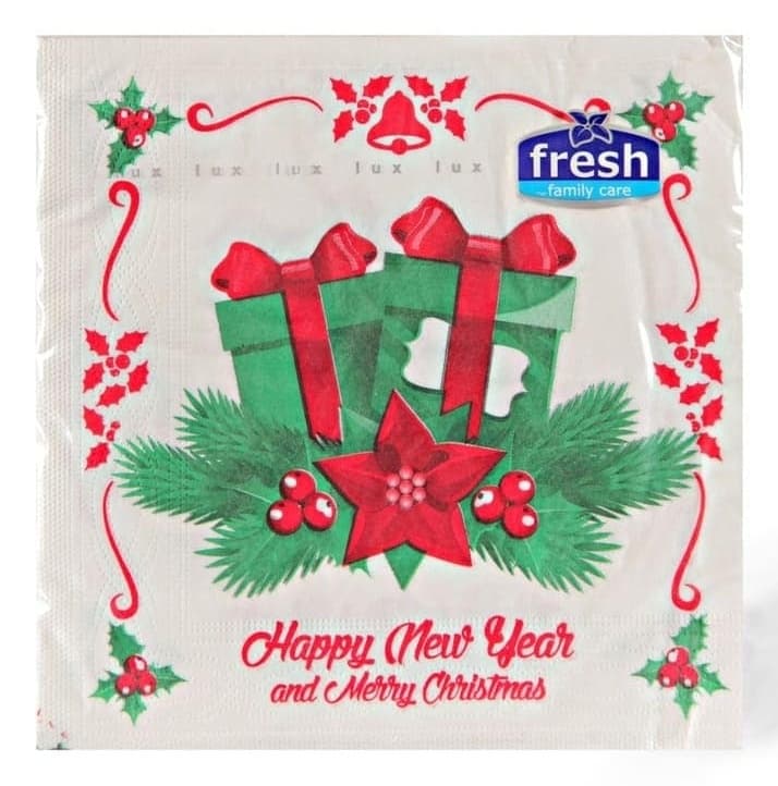 Salvete Fresh Novogodisnje 3sl. 20/1-slika
