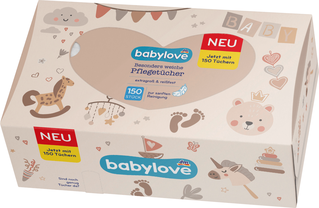 Papirne maramice BABYLOVE kutija 150kom (više vrsta)-slika