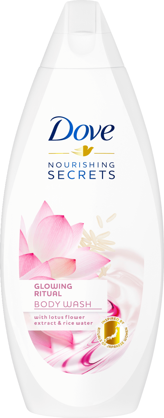 GEL TUŠ DOVE GLOWING PIRINAČ 250ML-slika