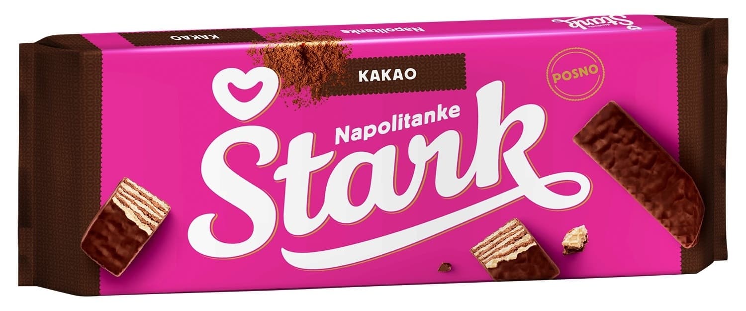 Napolitanka Stark/kakao krem.i prel.180g-slika