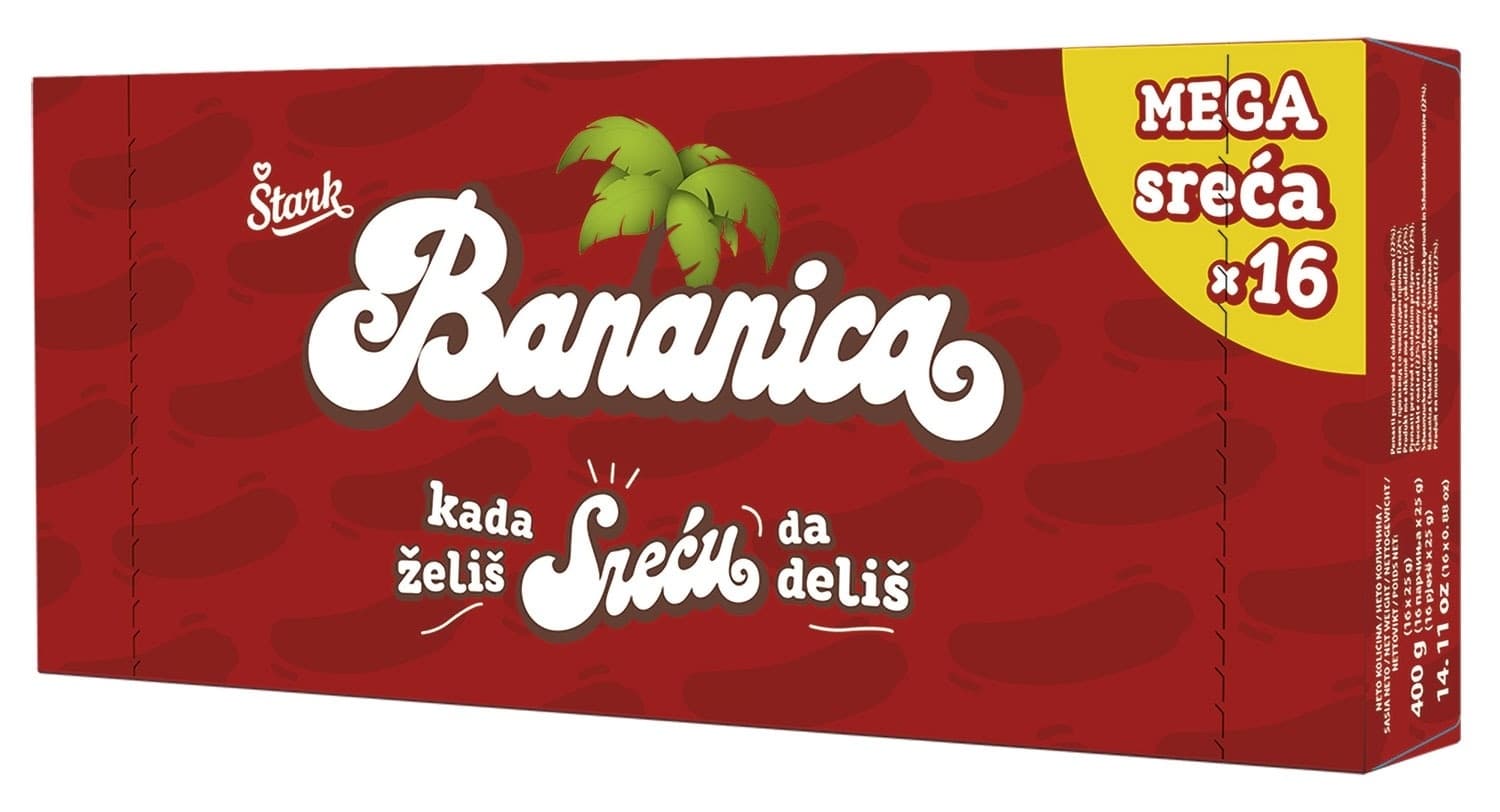 Cokoladna bananica Stark 400g-slika
