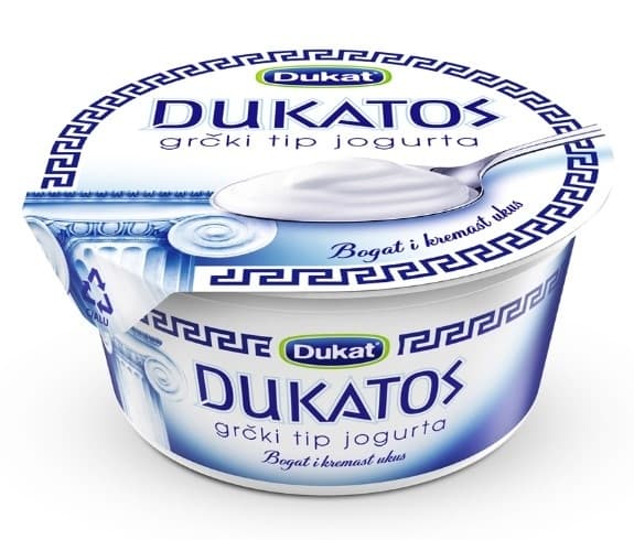 Jogurt cvrsti 9.7%mm Dukatos 150g-slika
